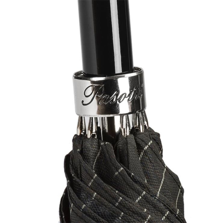 ομπρέλα | PASOTTI 478 1084-4 w13 - κλασική ομπρέλα ασημένιο πόμολο λαβή 2N6B888 άνδρες